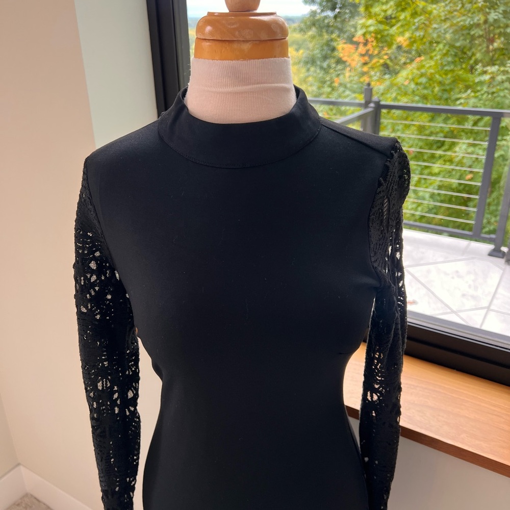 Lulu's Black Long Sleeve Lace Dress - Picture 4 of 9